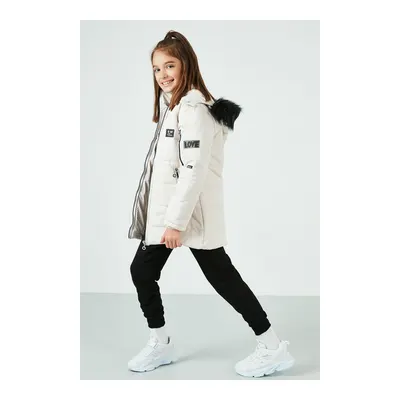Lela Kız Çocuk Mont 6035054 AÇIK BEJ