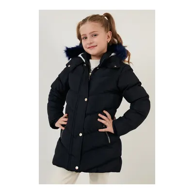 Lela Kız Çocuk Mont 6035018 LACİVERT
