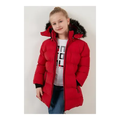 Lela Kız Çocuk Mont 5760002 Kırmızı