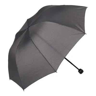 Marlux Siyah Gri Ekose Unisex Yarasa Tip Kırılmaz Şemsiye M21MAR077R002