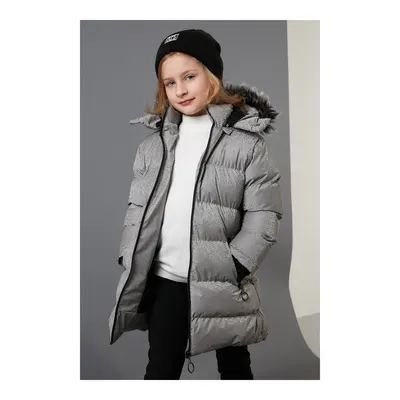 Lela Kız Çocuk Mont 5760002 Gümüş