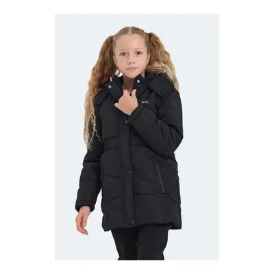 Slazenger CANDY Kız Çocuk Mont & Kaban Siyah