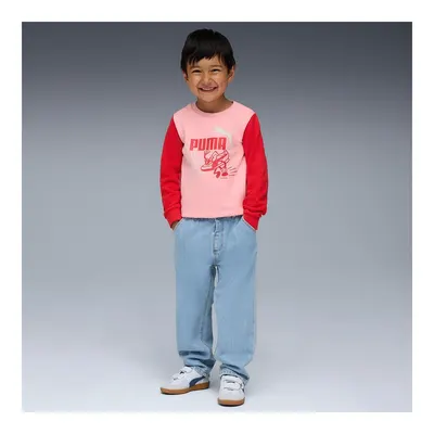 Puma Little Runners Crew Çocuk Bisiklet Yaka Sweatshirt