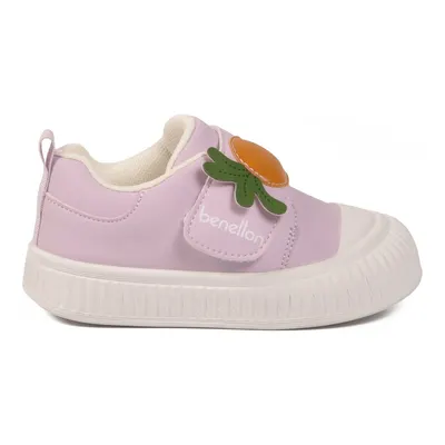 United Colors of Benetton Lila Cırtlı Bebek Spor Ayakkabı BNI-11405 B