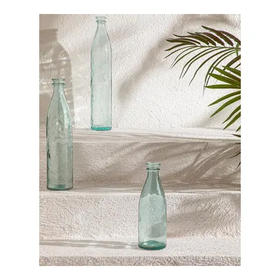 Recycled Bottle Cam Vazo 9x9x28 cm Yeşil