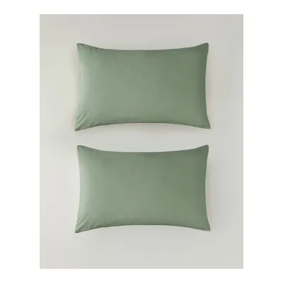Pure %100 Pamuklu 2'li Yastık Kılıfı 50x70 cm Çağla Yeşili