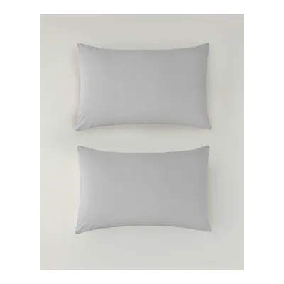 Pure %100 Pamuklu 2'li Yastık Kılıfı 50x70 cm Çakıl Taşı