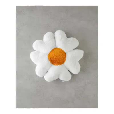 Daisy Bebe Pelüş Dekoratif Kırlent 40 cm Beyaz