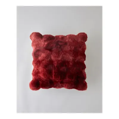 Terra Pelüş Kırlent Kılıfı 45x45 cm Bordo