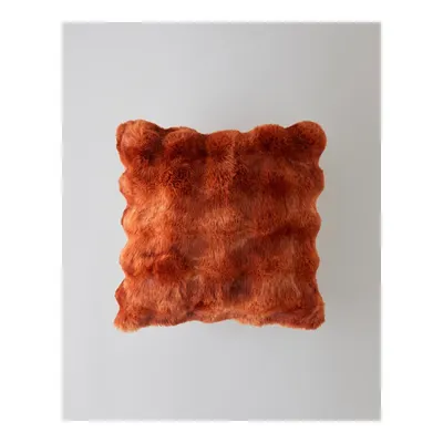 Terra Pelüş Kırlent Kılıfı 45x45 cm Turuncu