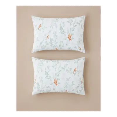 Birdlight Kolay Ütülenir 2'li Yastık Kılıfı 50x70 cm Yeşil