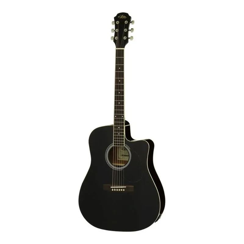 Aria AWN15CEBK Cutaway Elektro Akustik Gitar, görsel 1