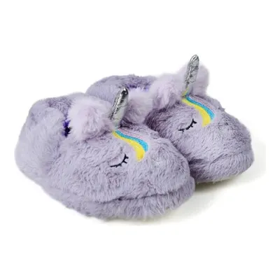 Peluche Çocuk Lila Unicorn Ev Ayakkabısı 31/32