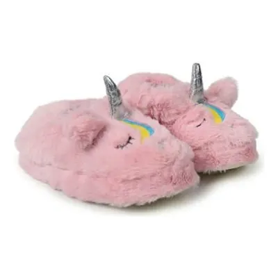 Peluche Çocuk Pembe Unicorn Ev Ayakkabısı 31/32