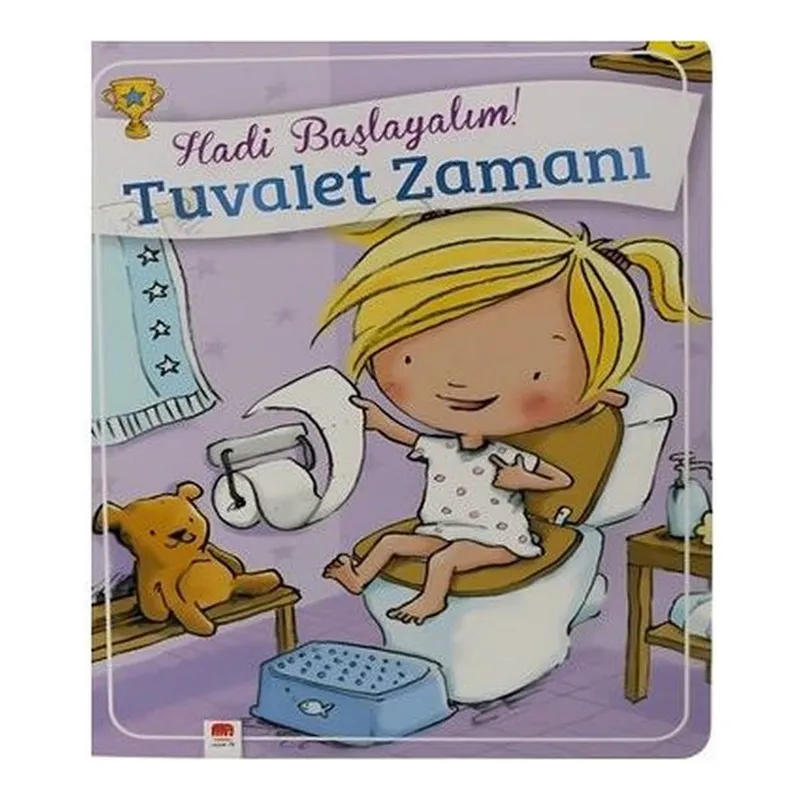 Hadi Başlayalım! Tuvalet Zamanı - Kızlar İçin Tuvalet Eğitimi Kitabı, görsel 1
