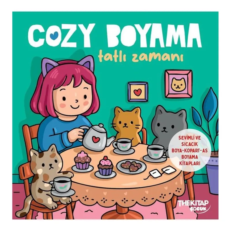 Cozy Boyama - Tatlı Zamanı (Boya - Kopart - As Boyama Kitapları), görsel 1