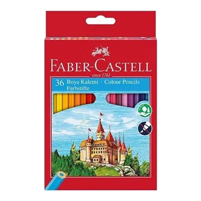 Faber-Castell FC Boya Kalemi Karton Kuru Boya 36'lı