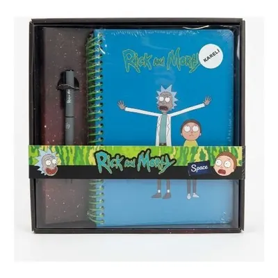 Space Rick and Morty Defter & Kalem Seti