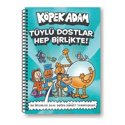 Akademi Çocuk Köpek Adam Çizgili Defter-1 Tüylü Dostlar Hep Birlikte