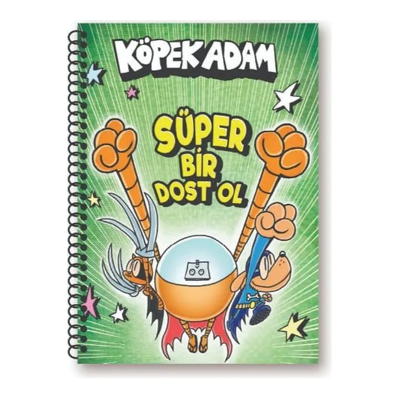 Akademi Çocuk Köpek Adam Çizgili Defter-2 Süper Bir Dost Ol, görsel 1