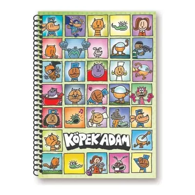 Akademi Çocuk Köpek Adam Çizgili Defter-4
