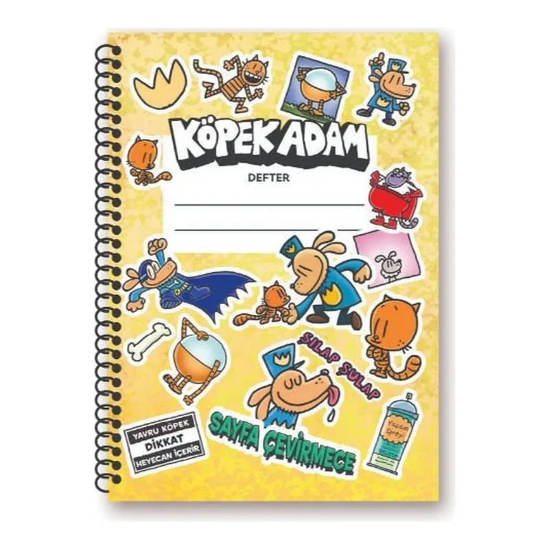 Akademi Çocuk Köpek Adam Kareli Defter 1, görsel 1
