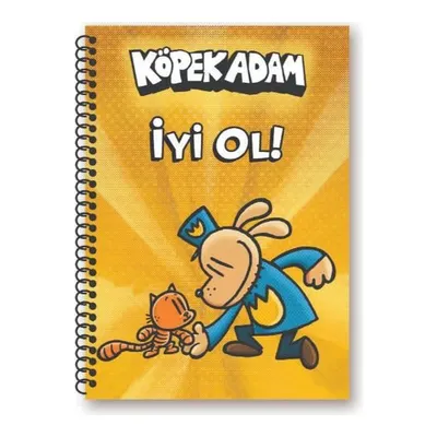 Akademi Çocuk Köpek Adam Kareli Defter-3 İyi Ol