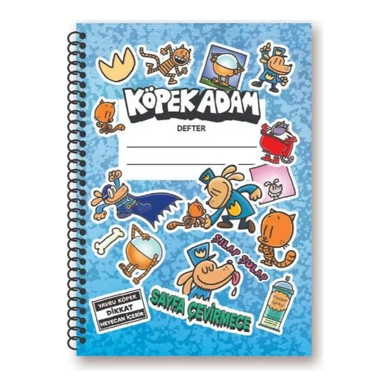 Akademi Çocuk Köpek Adam Kareli Defter-4, görsel 1