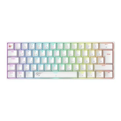 Havit Gamenote KB920L Plus-TUR RGB Mekanik Oyuncu Klavyesi - Beyaz