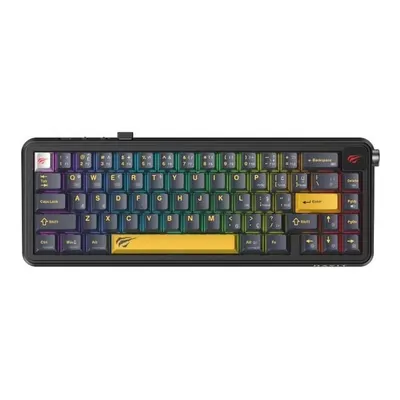 Havit Gamenote KB932L Pro-TUR Tri-Mode RGB Mekanik Oyuncu Klavyesi - Siyah