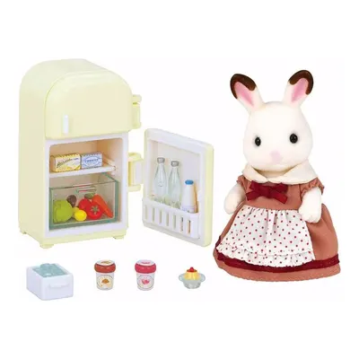 Sylvanian Families Çikolata Kulaklı Anne ve Buzdolabı 5014