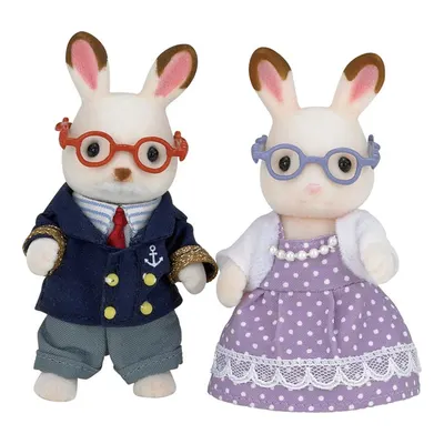 Sylvanian Families Çikolata Kulaklı Büyükanne ve Büyükbaba Seti