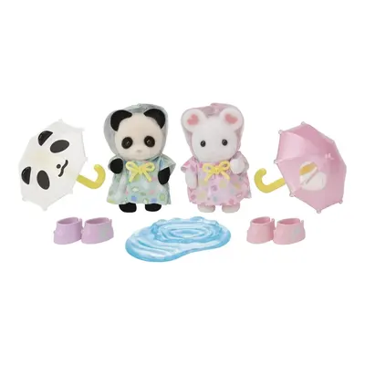 Sylvanian Families Anaokulu Arkadaşları Yağmurlu Gün İkilisi