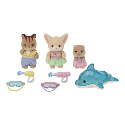 Sylvanian Families Anaokulu Arkadaşları Havuz Eğlencesi Üçlüsü