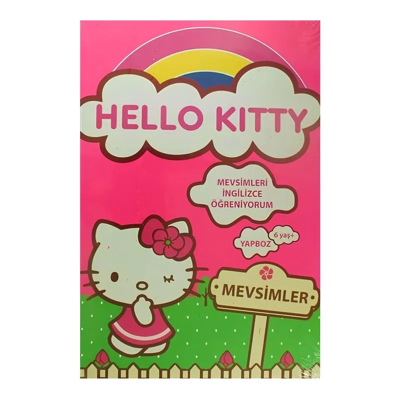 Gordion Hello Kitty Mevsimleri İngilizce Öğreniyorum Yapboz, görsel 1