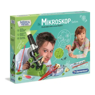 Clementoni Bilim ve Oyun İlk Mikroskop Setim