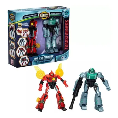 Transformers EarthSpark Terran Twitch ve Robby Malto İkili Aksiyon Figürü Seti