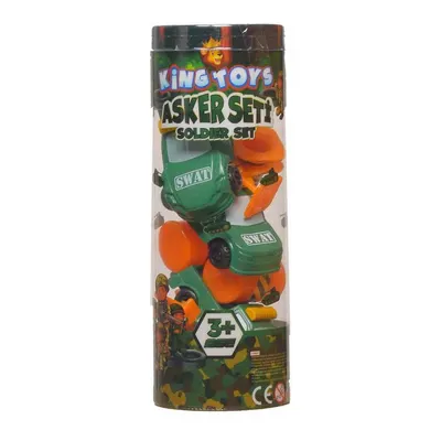 King Toys Pet Şişede Asker Seti 13 Parça