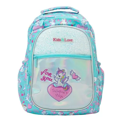 Kaukko Kids Love Aynalı Taşlı Unicorn Sırt Çantası