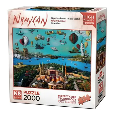 Ks Games Migration Routes Hagia Sophia 2000 Parça Puzzle