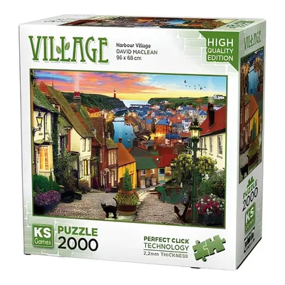 Ks Games Harbour Village 2000 Parça Puzzle