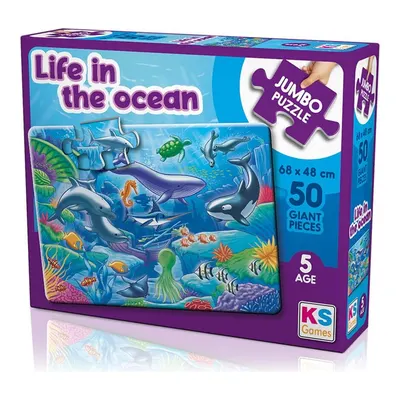Ks Puzzle Life In The Ocean Boy Puzzle 50 Parça