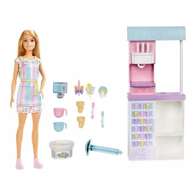 Barbie Dondurma Dükkanı Oyun Seti HCN46