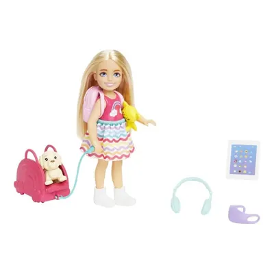 Barbie Seyahatte Chelsea Bebek ve Aksesuarları