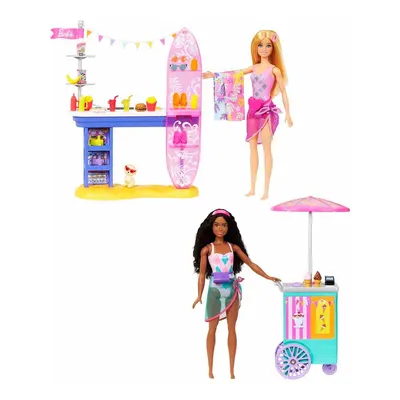 Barbie Brooklyn ve Malibu Bebekleri Oyun Seti HNK99