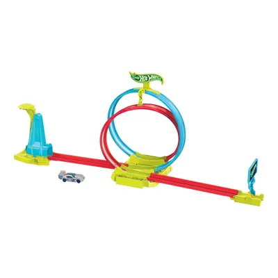 Hot Wheels Neon Yarışlar Çifte Çemberde Yarış Seti HPC05