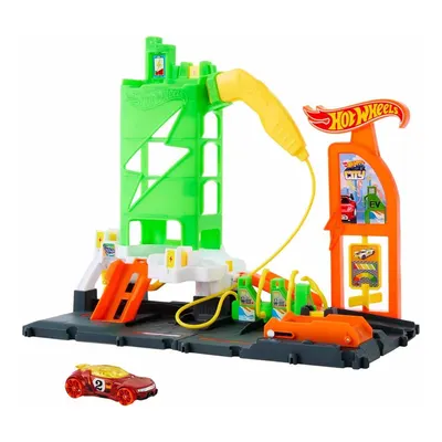 Hot Wheels Elektrikli Araç Şarj İstasyonu Oyun Seti HTN79
