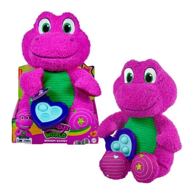 Fisher Price Barney Duyusal Peluş 30 Cm