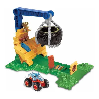 Hot Wheels Monster Trucks Arenada Rhinomite Mücadelesi Oyun Seti HTP18