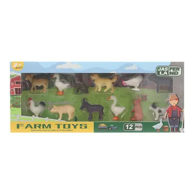 Mega Farm Toys 12 Parça Çiftlik Hayvan Seti